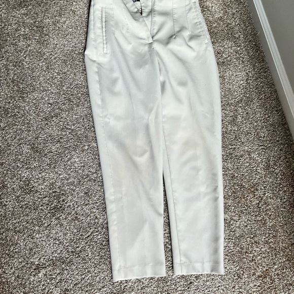 Zara High Waste Ankle Cigarette Trousers - Picture 6 of 11